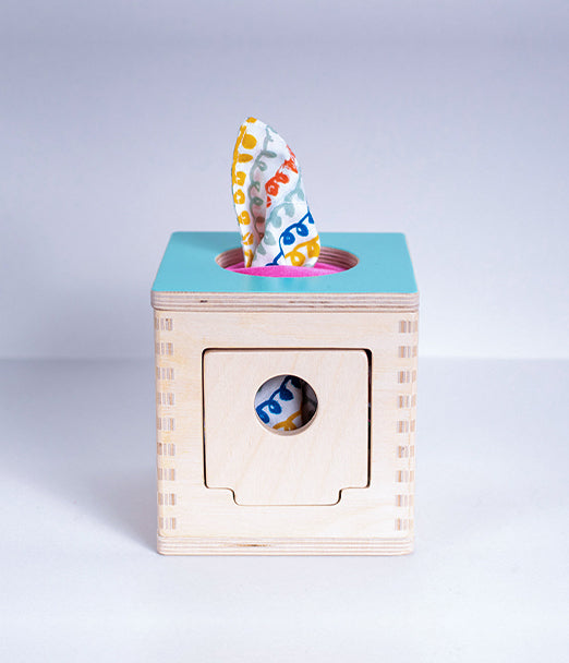  EXCEART Caja de pañuelos de bricolaje para bebés, caja de pañuelos  para bebés, soporte para pañuelos de madera para niños, soporte de pañuelos  de madera hecho a mano, caja de pañuelos